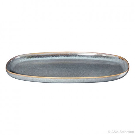 ASA SELECTION ASA Saisons Denim Platte oval 31x18x2 cm ASA Seasons Джинсовая тарелка овальная 31x18x2 см