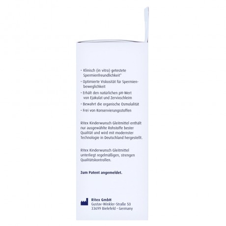 Ritex Kinderwunsch Gleitmittel Ритекс Смазка для повышения фертильности 8шт x 4мл