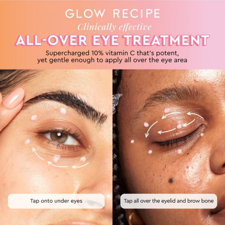Glow Recipe Guava Vitamin C Bright-Eye Gel Cream Яркий гель-крем для глаз с витамином С из гуавы