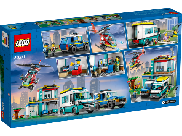 Lego Hauptquartier der Rettungsfahrzeuge Штаб спасательной машины