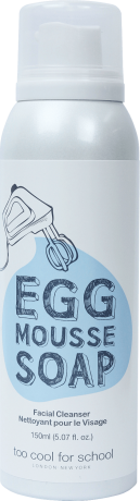 too cool for school EGG Mousse Soap Reinigungsschaum Очищающая пена для умывания, 150 мл