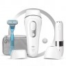 Braun IPL System quot;Silk-expert Pro PL3129 + Mini-Gesichtsrasiererquot; in Weiss & Silber  Система IPL &quot;Silk-expert Pro PL3129 + Mini Face Shaver&quot; в белом и серебристом