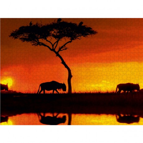 CALVENDO Puzzle CALVENDO Puzzle Gnus Пазл CALVENDO Пазл гну