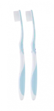 meridol Zahnpasta Doppelpack + Zahnburste Sanft Doppelpack, Меридол НАБОР Зубная паста против воспаления дёсен 2шт х 75мл + Зубные щетки Мягкие 2шт