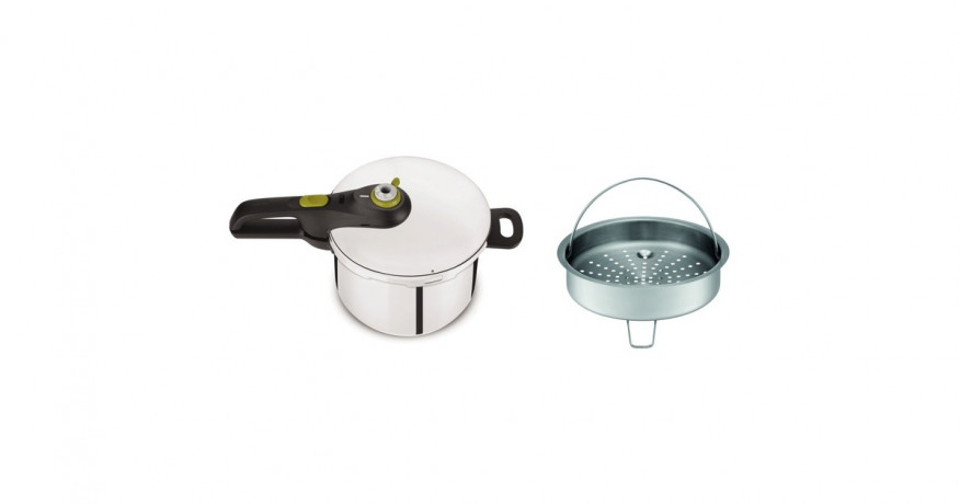 Tefal Tefal Schnellkochtopf Secure 5 Neo, P2530738 edelstahl/schwarz  edelstahl/schwarz Скороварка Tefal Secure 5 Neo, P2530738 нержавеющая сталь/черный