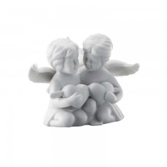 Rosenthal Rosenthal Engelpaar mit Herz klein weiss matt 6,5 cm Rosenthal пара ангелочков с сердечком маленькие белые матовые 6,5 см