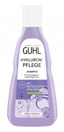Guhl Hyaluron+ Pflege Feuchtigkeits-Shampoo, 250 ml, Guhl увлажняющий шампунь с гиалуроновой кислотой, пантенолом и глицерином для сухих волос, 250 мл