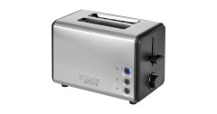 Bomann Bomann Toaster TA 1371 CB edelstahl/schwarz, 850 Watt, fur 2 Scheiben Toast edelstahl/schwarz Тостер Bomann TA 1371 CB нержавеющая сталь/черный, 850 Вт, на 2 ломтика тостов