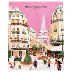 Maria Galland Paris Adventskalender 2026 Paris en Fete, премиальный бьюти-адвент-календарь с уходом и макияжем, 24 окошка