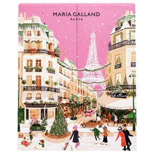 Maria Galland Paris Adventskalender 2026 Paris en Fete, премиальный бьюти-адвент-календарь с уходом и макияжем, 24 окошка