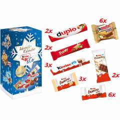 kinder &amp; Co. Classic Adventskalender 2026, Шоколадный адвент-календарь 2026 kinder и Ferrero, 24 сладости, 295 г