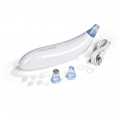 MAXXMEE Vitalmaxx Porenreiniger 5-tlg. 3,7V mit Aufsatz fur Mikrodermabrasion  Очиститель пор Vitalmaxx 5 шт. 3,7 В с насадкой для микродермабразии