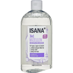 ISANA 3 in 1 Mizellen Reinigungswasser Исана Мицеллярная технология Лосьон по уходу за кожей лица для сухой и чувствительной кожи 400 мл