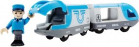 BRIO Blauer Reisezug (Batteriebetrieb) Синий пассажирский поезд (на батарейках)