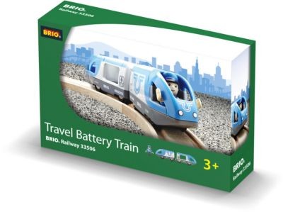 BRIO Blauer Reisezug (Batteriebetrieb) Синий пассажирский поезд (на батарейках)