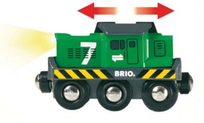BRIO Batterie-Frachtlok Аккумуляторные перевозки