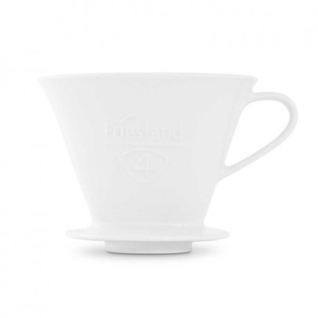 Friesland Friesland Kaffee - Kannen und Filter Kaffeefilter weiss 1x4 / 1-Loch Ausfuhrung Кофе Фрисландия - кофейники и фильтры Фильтр для кофе белый 1x4 / версия с 1 отверстием
