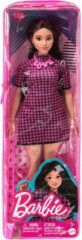 Mattel Barbie Fashionistas Puppe im pink-schwarz-karierten Kleid Кукла Barbie fashionistas в розово-черном клетчатом платье
