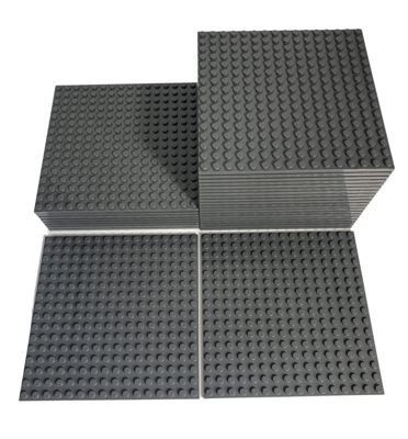 LEGO LEGO 16x16 Bauplatten dunkelgraue Platten - Beidseitig bebaubar - 91405 Menge 8x Строительные пластины LEGO 16x16 темно-серые пластины - можно собирать с обеих сторон - 91405 количество 8x