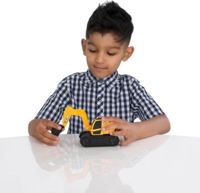 JCB Kleiner Bagger mit Licht Sound Маленький экскаватор с легким звуком