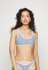 Tommy Hilfiger BRALETTE   Bikini top indigo blue/ white БРАЛЕТТ лиф бикини синий индиго/белый