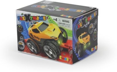 Smoby Rennbahn Flextreme Rennauto gelb Гоночная машина Racecourse Flextreme желтая