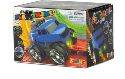 Smoby Rennbahn Flextreme Rennauto gelb Гоночная машина Racecourse Flextreme желтая