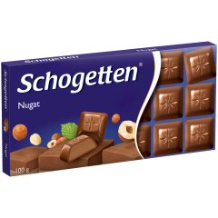 Schogetten Nugat Альпийский молочный шоколад с нугой 100г