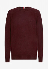 Tommy Hilfiger C-NECK Jumper deep rouge heather C-ШЕЯ Джемперы темно-красный вереск
