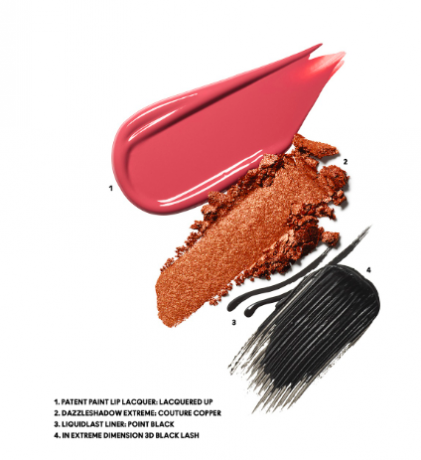 MAC Hypnotizing Holiday Ace your Face Look in a Box Neutral, МАК Набор из четырех продуктов для макияжа глаз и губ, Нейтральный