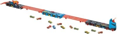 Mattel Hot Wheels 2-in-1 Rennbahn-Transporter inkl. 3 Spielzeugautos Гоночная машина Hot Wheels 2-в-1 с 3 игрушечными машинками