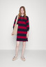 Tommy Hilfiger RUGBY SHORT DRESS  Day dress royal berry КОРОТКОЕ ПЛАТЬЕ РЕГБИ Повседневное платье королевская ягода