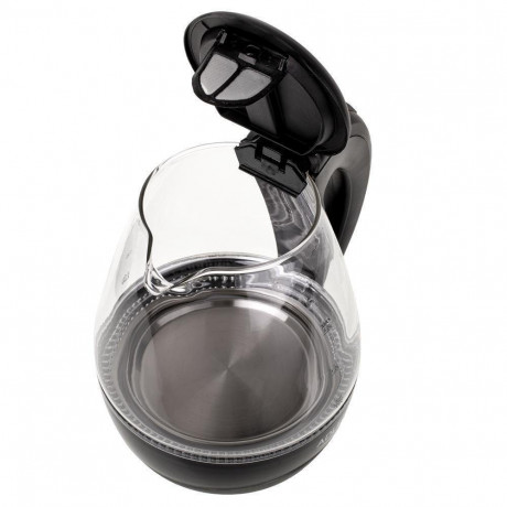 Adler Adler Wasserkocher AD 1224 Glas-Wasserkocher 1,5 L schwarz/transparent  Чайник Adler AD 1224 стеклянный чайник 1,5 л черный/прозрачный