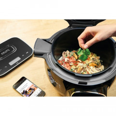 Krups Krups Multikocher CZ856 Cook4Me+ Grameez Multikocher schwarz/silber  Мультиварка Krups CZ856 Cook4Me+ Grameez мультиварка черный/серебристый