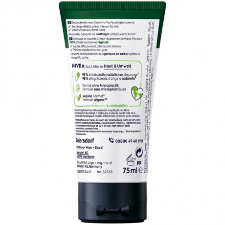 Nivea Sensitive Pro Feuchtigkeitscreme  Чувствительное Про Увлажняющее Средство