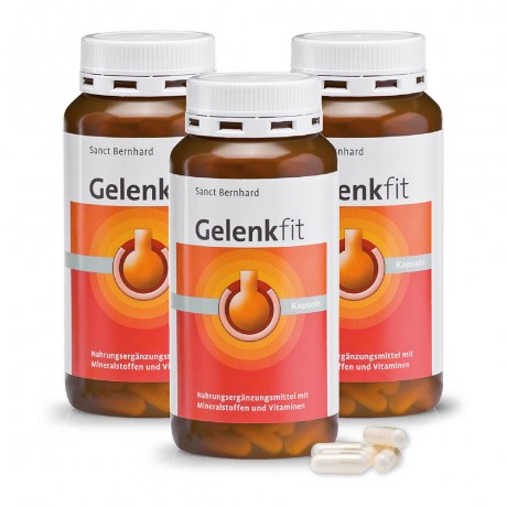 Krauterhaus Sanct Bernhardt Gelenkfit Capsulestreatment pack, 3 x 240 capsules