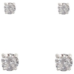 TOSH 925er Silber - 2er Set  Ohrring Ohrringe Серьги, 1 шт.