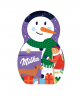 Milka Adventskalender 2STK Авдент-календарь 2025 Снеговик, 24 сладких сюрприза, 28см x 43см, 2 штуки 213 грамм