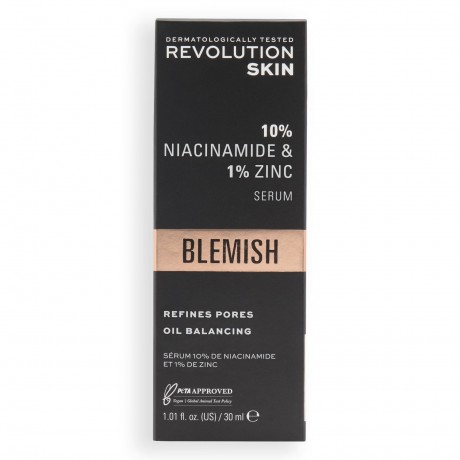 Revolution Skincare 10% Niacinamide + 1% Zinc Blemish & Pore Refining Serum 10% ниацинамид + 1% цинк сыворотка против пятен и сужения пор