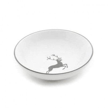 Gmundner Keramik Gmundner Keramik Grauer Hirsch Schale gross 17x4,8cm / 0,2 L Миска Gmundner Ceramics Grey Deer, большая 17x4,8 см / 0,2 л