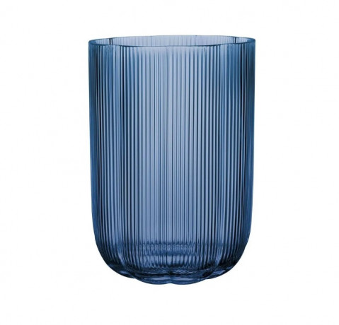 Villeroy & Boch Vase Fleur Bleu Декоративная ваза стеклянная 23 см, романтичная коллекция