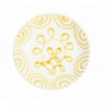 Gmundner Keramik Gmundner Keramik Gelbgeflammt Suppenteller Cup d: 20 cm / h: 4,4 cm Керамическая тарелка Gmundner с желтым пламенем для суповой тарелки д: 20 см / высота: 4,4 см