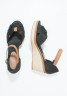 Tommy Hilfiger ICONIC ELBA  Platform sandals black ICONIC ELBA Сандалии на платформе черный