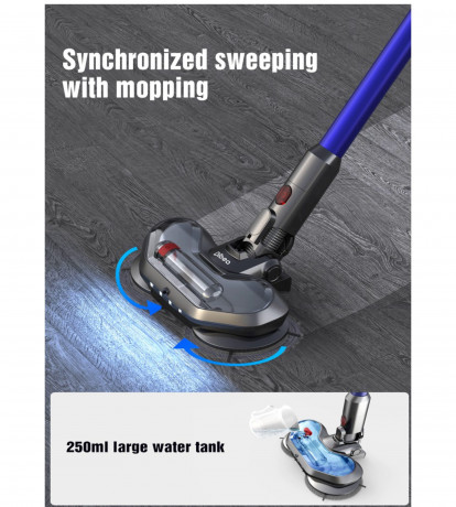 Blue Chilli Blue Chilli Akku-Stielstaubsauger FC20 Handstaubsauger, 20 kPa, Nass- und Trockenfunktion 240 360 ml, 260,00 W, beutellos, 18,5 V, 2600 mAh, Zyklon + Baumwollfilter (H13), 50 Min, 80 Luftwatt Беспроводной пылесос Blue Chilli Ручной пылесос F