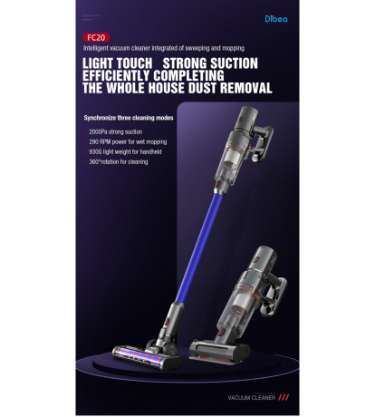 Blue Chilli Blue Chilli Akku-Stielstaubsauger FC20 Handstaubsauger, 20 kPa, Nass- und Trockenfunktion 240 360 ml, 260,00 W, beutellos, 18,5 V, 2600 mAh, Zyklon + Baumwollfilter (H13), 50 Min, 80 Luftwatt Беспроводной пылесос Blue Chilli Ручной пылесос F