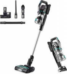 Eureka! Eureka! Akku-Hand-und Stielstaubsauger Ideal fur Hartboden, Teppiche, Tierhaare, 450,00 W, beutellos, 450W Tierstaubsauger: Stark, 60 Min Laufzeit, Touchscreen – Haare  Эврика! Беспроводной ручной пылесос, идеально подходит для твердых полов, ковр