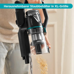 Eureka! Eureka! Akku-Hand-und Stielstaubsauger Ideal fur Hartboden, Teppiche, Tierhaare, 450,00 W, beutellos, 450W Tierstaubsauger: Stark, 60 Min Laufzeit, Touchscreen – Haare  Эврика! Беспроводной ручной пылесос, идеально подходит для твердых полов, ковр