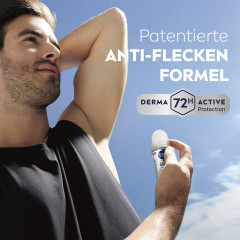 NIVEA MEN Black &amp; White Invisible Original Anti-Transpirant Roll-On, 50 ml, Нивеа Мужской антиперспирант ролик, невидимый, защита одежды от пятен, 72ч защита, 50 мл
