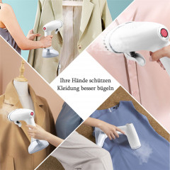 CkeyiN CkeyiN Dampfburste Handdampfburste, tragbare Haushaltsdampfburste, 1640,00 W, glatte Bodenplatte aus Edelstahl, 350ml-Wassertank  Ручная паровая щетка CkeyiN, портативная бытовая паровая щетка, 1640,00 Вт, гладкая опорная пластина из нержавеющей ст