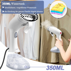 CkeyiN CkeyiN Dampfburste Handdampfburste, tragbare Haushaltsdampfburste, 1640,00 W, glatte Bodenplatte aus Edelstahl, 350ml-Wassertank  Ручная паровая щетка CkeyiN, портативная бытовая паровая щетка, 1640,00 Вт, гладкая опорная пластина из нержавеющей ст